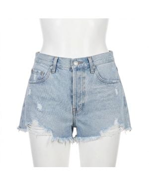 Z Supply Classic Hi Rise Denim Short - Blue