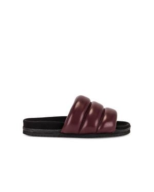 Roam Puffy Slide Sandal - Brown
