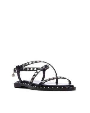 Xti Pu Strap Sandal - Black