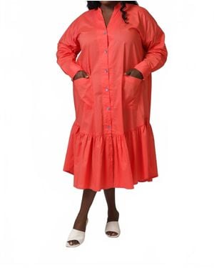 Bitte Kai Rand Core Cotton Dress - Red