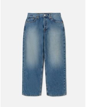 RE/DONE Loose Crop Jeans - Blue