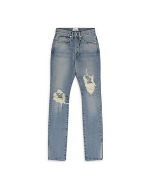 Rhude Distressed Skinny Jeans - Blue