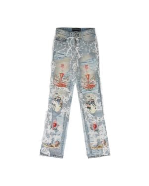 Who Decides War Chalice Straight-Fit Jeans - Blue