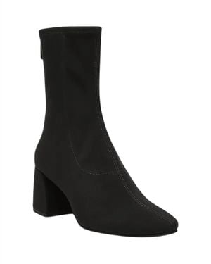 Donald J Pliner Newton Crepe Ankle Boot - Black