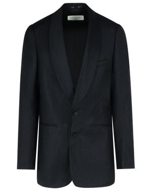 Dries Van Noten Bartux' Wool Blend Blazer - Black