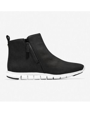 Cole Haan Zerogrand Waterproof Ankle Boots Booties - Black