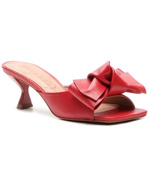 Vicenza Maia Leather Sandal - Red