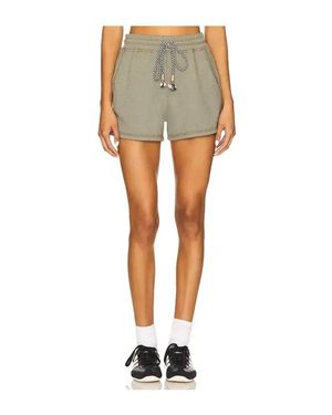 Sundry Lounge Poplin Short - Gray