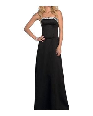 Milano Formals Gilded Simplicity Gown - Black