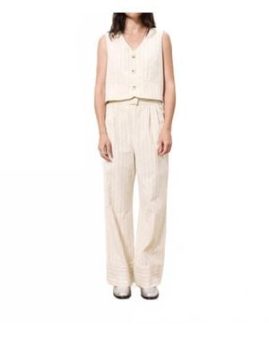 FRNCH Pia Pants - Natural
