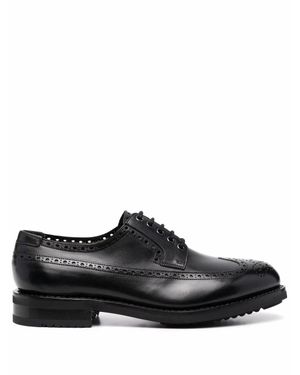 Ferragamo Ferragamo Marcus Perforated Brogues - Black