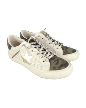 Vintage Havana Camo Cap Sneakers - Metallic