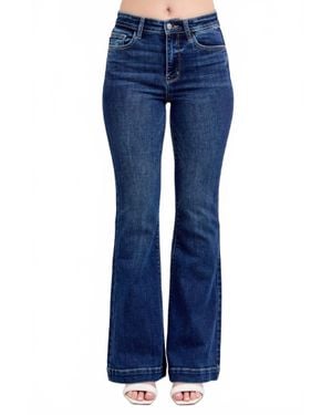 Judy Blue Urban Chic High Waist Flare Pants - Blue