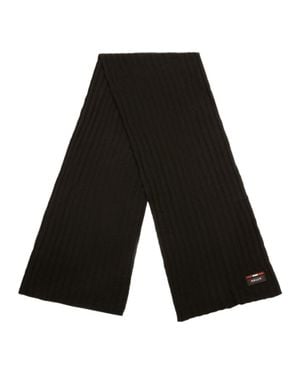 Bally Knit Wool Scarf - Black