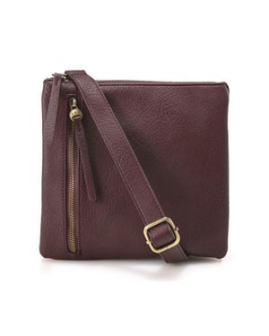 Joy Susan Dawn Multi Pocket Compact Crossbody Bag - Purple