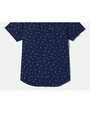 Brixton Charter Button Down Shirt - Blue