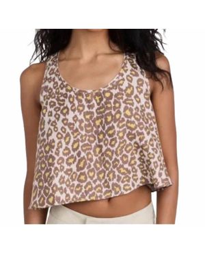 Raquel Allegra Hannay Tank Top - Brown