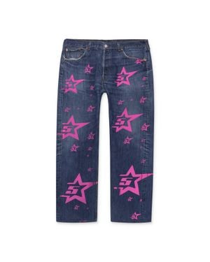 Sp5der 5Star Vintage Jeans - Blue