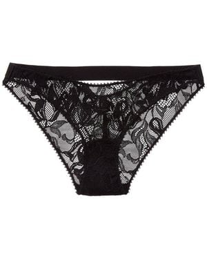 Kiki de Montparnasse Sophie Stretch Lace Panty - Black