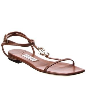 Jimmy Choo Jc Leather Sandal - Pink