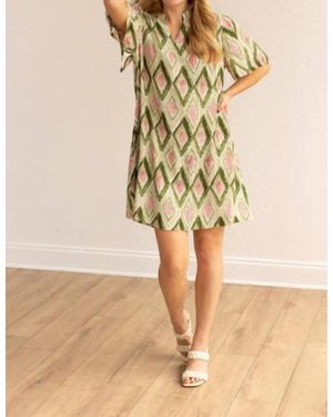Southern Grace The Jackie Triangular Mini Dress - Natural