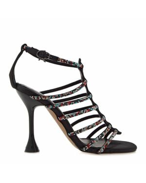 Exe' Jade Sandals - Black