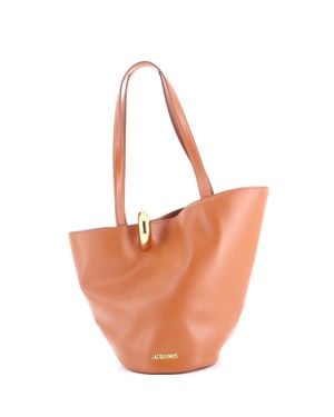 Jacquemus Le Bambola Tote Bag Leather - Orange