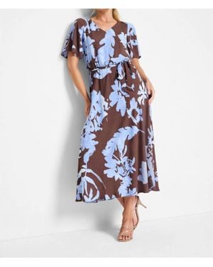 NIC+ZOE Cloud Blossom Brooke Dress - Blue