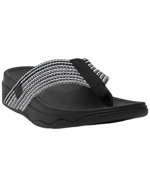 Fitflop Surfa Toe Post Sandal - Black
