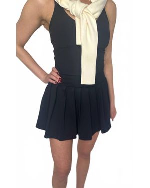 Kimberly C Grace Pleated Skort - Blue