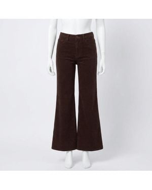 Faherty Saturday Denim Wide Leg Jean - Brown