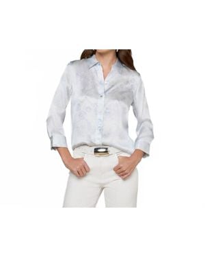 L'Agence Dani Silk Blouse - White
