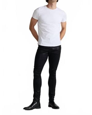 Monfrere Preston Coated Denim Cargo Pants - White