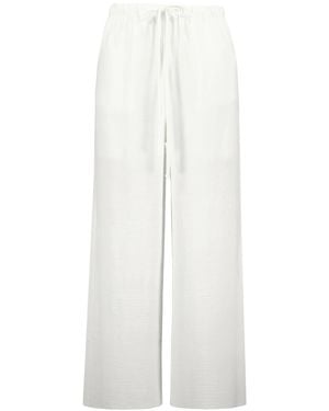 Bishop + Young Serafina Drawstring Wide Leg Pants - White