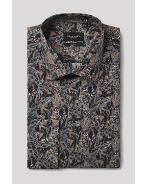 Sand State N 2 Pattern Shirt - Black