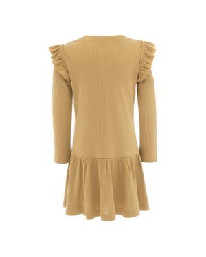 BANBLU Biscotti Modal Ruffle Dress - Natural