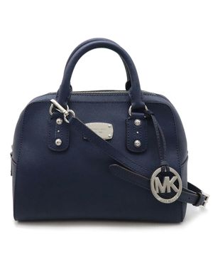 Michael Kors Leather Handbag 2Way - Blue