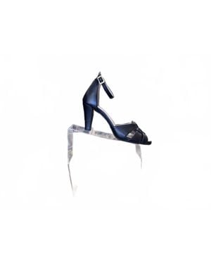 Eric Michael Odessa Ankle Strap Pump - Black