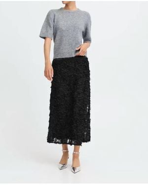 B.Young Rosalinda Midi Skirt - Black