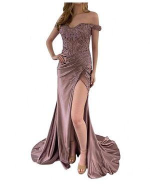Amelia Couture Damira Gown - Brown