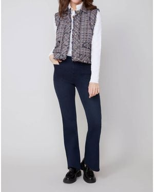 Renuar Lux Denim Flare Jeans - Blue