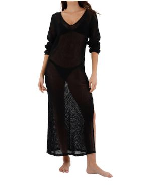 MALAI Malla Mar Caudal Dress - Black