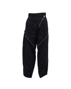The Attico Barrel Pants - Black
