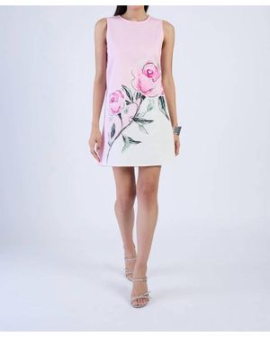 Beyond By Vera Frankie Mini Dress - Multicolor
