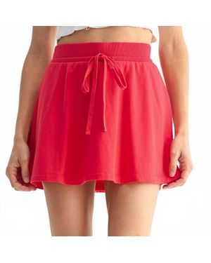 Wishlist Sunday Stroll Skort - Red