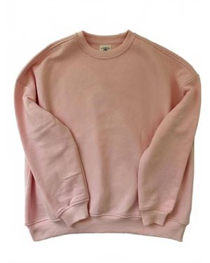 Sunkissed Coconut Basic Watercolor Sweatshirts - Pink