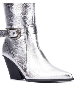 New York & Company Wesley's Wedge Boots - White