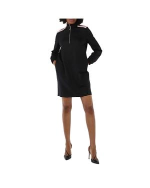 Markus Lupfer Long-sleeve High-neck Dress - Black