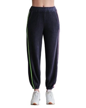 Sundry Faux Sherpa Sweatpant - Blue