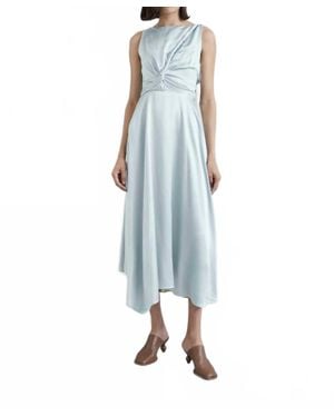 ROKSANDA Brida Silk Satin Dress - Blue